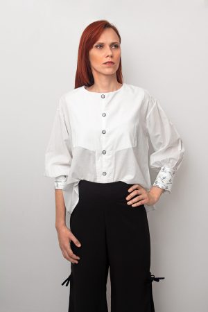 CAMISA Les Femmes (com pregas) - Branca