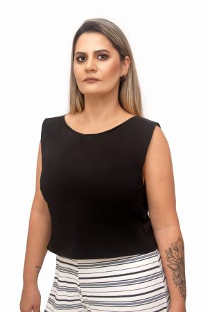 Cropped Corte Canoa