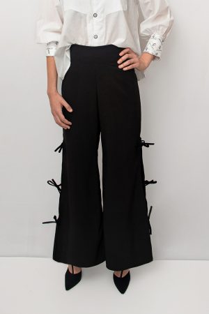 CALÇA TRÊS AMARRAÇÕES - Preta