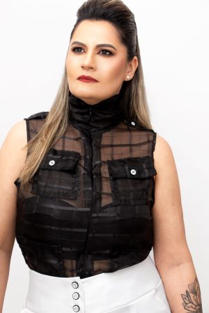 Blusa Gola Alta (Abertura Ziper)