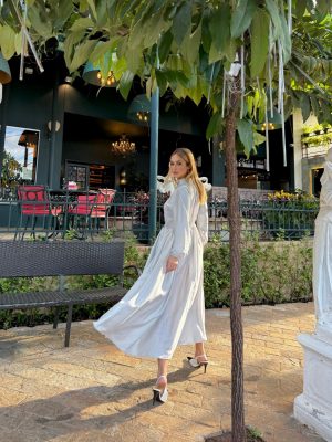 Vestido Midi Manga Longa - imagem principal